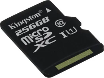 Paměťová karta Kingston microSDXC 256 GB Canvas Class 10 UHS-I (SDCS/256GBSP)