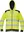 CERVA Knoxfield Hi-Vis reflexní mikina s kapucí žlutá, S