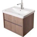 Fluorit - spodní skříňka pod umyvadlo Jika Cubito 85 cm, 2 zásuvky, závěsná FL85ZZxy