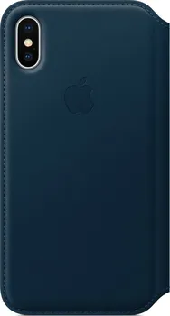 Pouzdro na mobilní telefon Apple Folio pro iPhone X Cosmos Blue