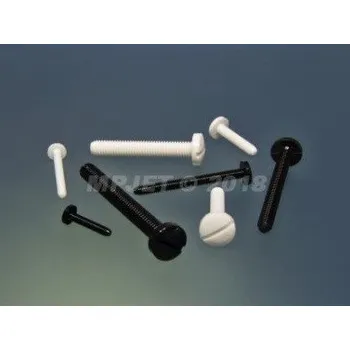 Polyamidový šroub M3×30, černý (4 ks)