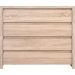 BRW Kaspian Komoda KOM4S Dub sonoma 105x92x40 (SxVxH)