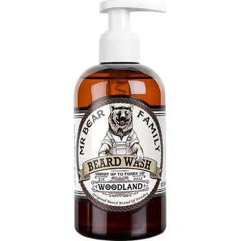 Péče o vousy Noberu Mr. Bear Family Woodland šampon na vousy 250 ml