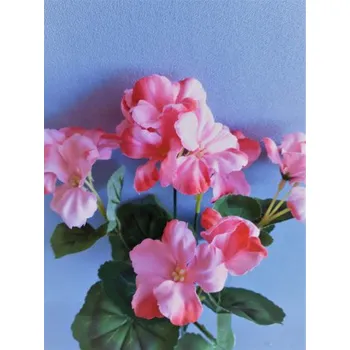 umělá květina Muškát, sv. růžová, Barva sv.růžová J209