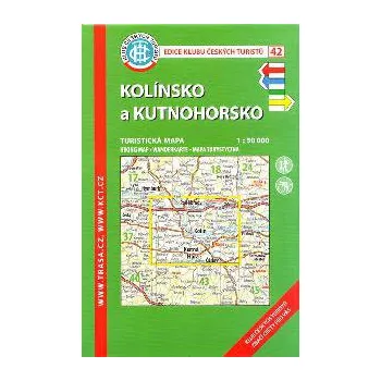 Kolínsko a Kutnohorsko - mapa KČT 1:50 000 číslo 42 - 6. vydání 2017 - Klub Českých Turistů