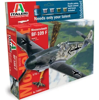 Plastikový model Italeri Model Set Messerschmitt Bf-109F 1:72