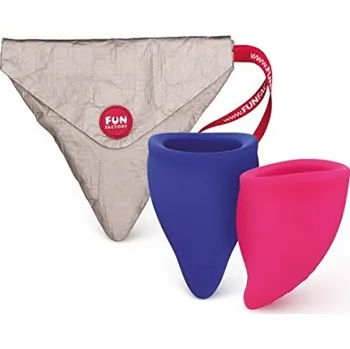 Menstruační kalíšek Fun Factory Fun Cup Explore Kit Pink-Ultramarine