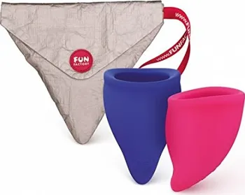 Menstruační kalíšek Fun Factory Fun Cup Explore Kit Pink-Ultramarine