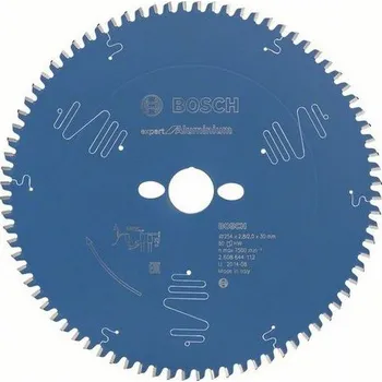 Pilový kotouč Bosch Expert for Aluminium 254 x 30 x 2,8 mm 80 zubů
