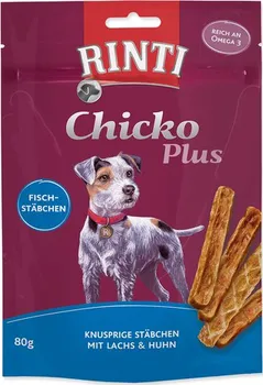 Pamlsek pro psa Rinti Extra Chicko Plus losos/kuře 80 g