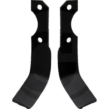 Frézovací nůž pravý zahnutý 168 x 65 mm vhodný pro Bertolini půdní frézy, rotavátory