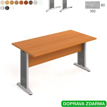 Psací stůl CJ 1600 Hobis Cross - Stůl jednací 160 x 80
