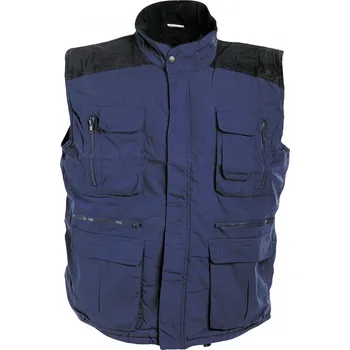 Pracovní oblečení CERVA Davida zateplená vesta modrá