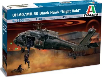 Plastikový model Italeri UH-60/MH-60 Black Hawk "Night Raid" 1:48