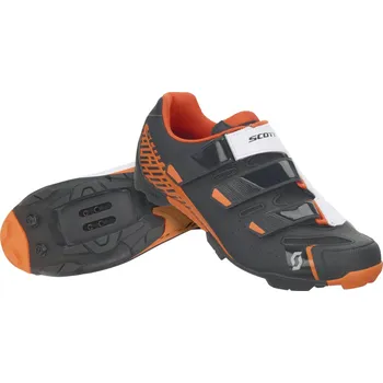 Pánské cyklistické tretry Scott MTB Comp RS Matt Black/Neon Orange