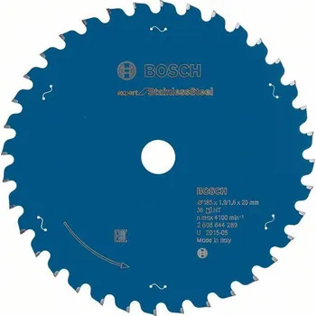 Pilový kotouč Bosch Expert for Stainless Steel 185 x 20 x 1,9 mm 36 zubů