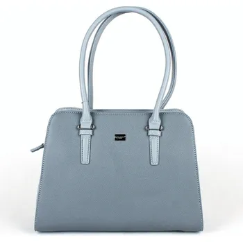 Dvousekční modrá kabelka na rameno David Jones CM3776