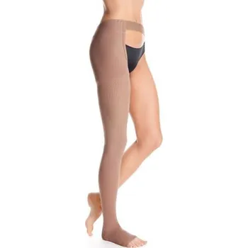 Dámské punčochy Stehenní punčocha kompresivní s upínáním v pase Micro II.K.T. pravá Barva: bronz, Velikost: 2, Délka: normál, Špice: uzavřená