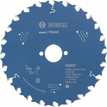 Pilový kotouč Bosch Expert for Wood 184 x 30 mm 24 zubů
