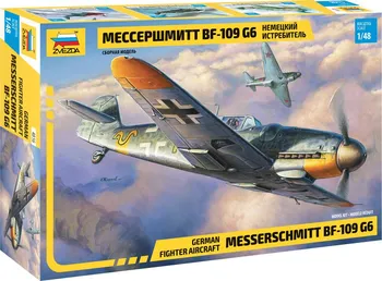 Plastikový model Zvezda Messerschmitt Bf-109 G6 1:48