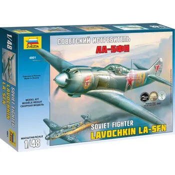 Plastikový model Zvezda Lavochkin LA-5 FN Soviet Fighter 1:48