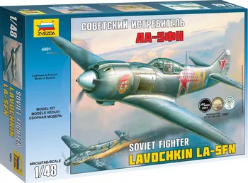 Plastikový model Zvezda Lavochkin LA-5 FN Soviet Fighter 1:48