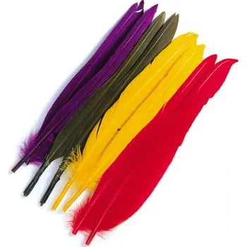 Kachní peří letkové Veniard Duck Quills hráškově zelená