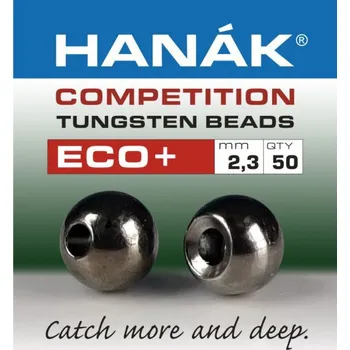 Tungstenové kuličky Hanák Competition ECO+ černý nikl 3,3 mm, 50 ks