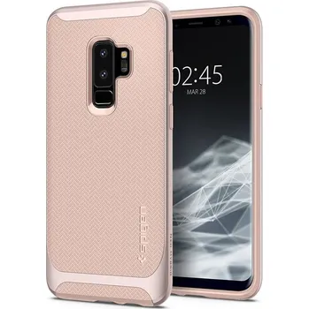 Pouzdro na mobilní telefon Recenze Spigen Neo Hybrid pro Samsung GalaxyS9 Plus Pale Dogwood
