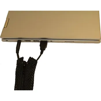 kabelová chránička Kabelový kryt FlexTex Barva: černá, Velikost: 1 m x 30 mm, Balení: 1 ks