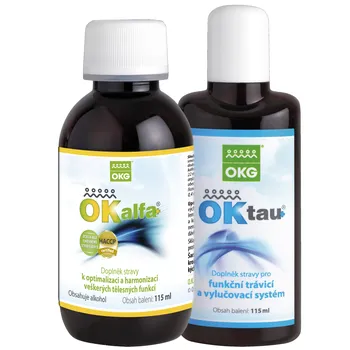 Přírodní produkt OKG OK Alfa+ 115 ml + OK Tau+ 115 ml