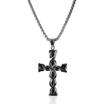 Náhrdelník Náhrdelník kříž z chirurgické oceli S213150