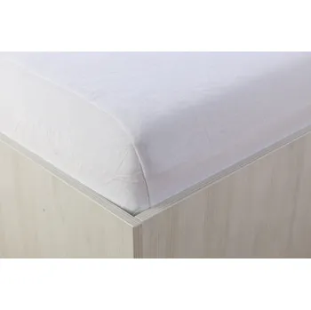 Prostěradlo JAN peří Sametové prostěradlo do dětské postýlky - bílé 60x120/70x140 cm - Sametové prostěradlo do dětské postýlky - bílé 60x120 cm