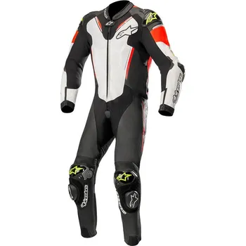 Moto kombinéza Alpinestars Atem V3 kombinéza černá/bílá/červená/žlutá