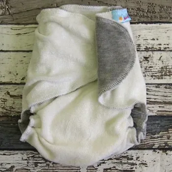 látková plena Kalhotková plenka na snappi sponku Yháček bambusová Barva: Šedá, Krátká vkládací plena: Ne