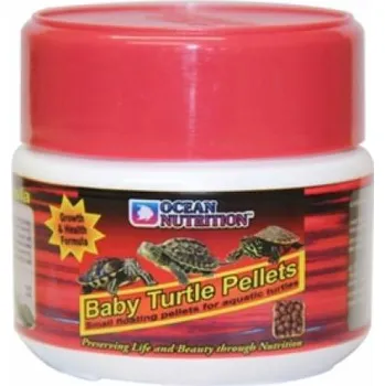 Teraristika Ocean Nutrition Baby Turtle Pellets 60 g - pro mladé vodní želvy