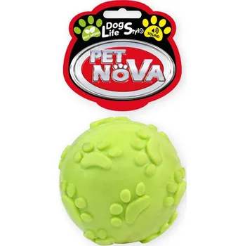 Hračka pro psa Pet Nova Míč se zvukem žlutý 6cm