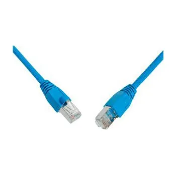 Kabel SOLARIX patch kabel CAT6 SFTP PVC 0,5m modrý snag-proof