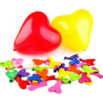 Balónek Balonek srdce mix barev 25 cm