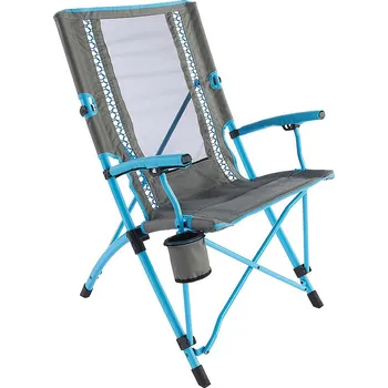 Coleman Bungee Chair, šedá/modrá kempingová židle Coleman Bungee Chair, šedá/modrá
