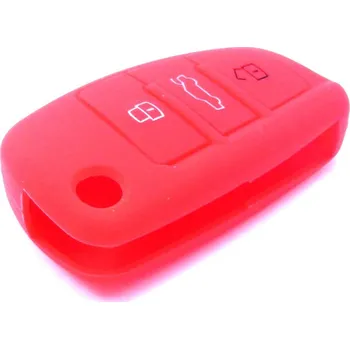 Autoklíč Silikonový obal na klíč Audi 8434