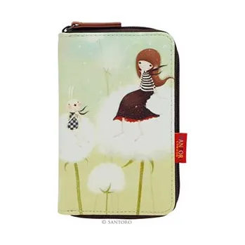 Peněženka Peněženka na zip Blowing kisses od firmy SANTORO Kori Kumi (Kori Kumi Zip Wallet - Blowing Kisses)