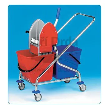 Úklidový vozík Úklidový vozík dvojkbelíkový-nerez CLAROL 210021KE