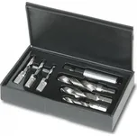 SADA VRTÁKŮ SPECIÁLNÍCH INTEGROVANÝCH SE ZÁVITNÍKEM A ZÁHLUBNÍKEM-MODEL 438A (Sada bitů pro vrtání, řezání závitů a zahlubování, HSS)