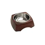 Karlie nerez miska v dřevěném stojánku…