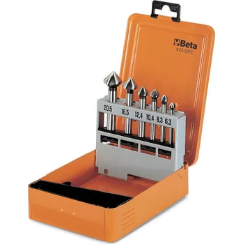 Vrták SADA ZÁHLUBNÍKŮ HSS-MODEL 426/SP6 (SADA ZÁHLUBNÍKŮ HSS-MODEL 426/SP6 6 KS FI 6,3-20,5MM GR 3+5+7+8+10+11, V KOVOVÉ KRABIČCE)