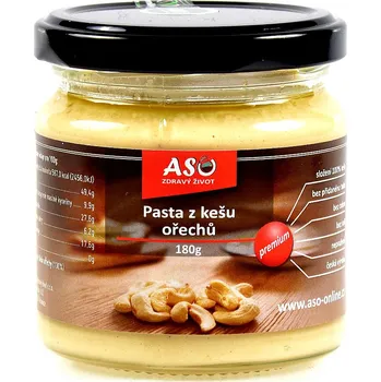 ASO - Zdravý život Pasta z kešu Hmotnost: 180g