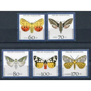 Poštovní známka (1992) MiNr. 1602 - 1606 ** - Německo - Ohrožené můry