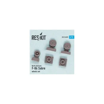 Plastikový model 1/72 N.A. F-86 Sabre wheels set (AIRF,ACAD,HAS)