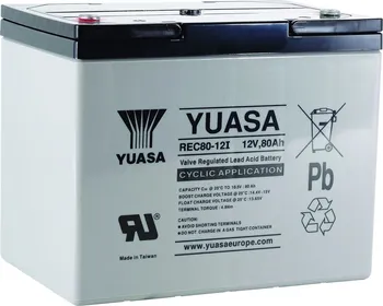 Záložní baterie Yuasa REC80-12I (12V/80Ah)